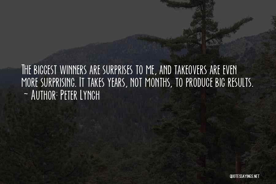 Takeovers Quotes By Peter Lynch