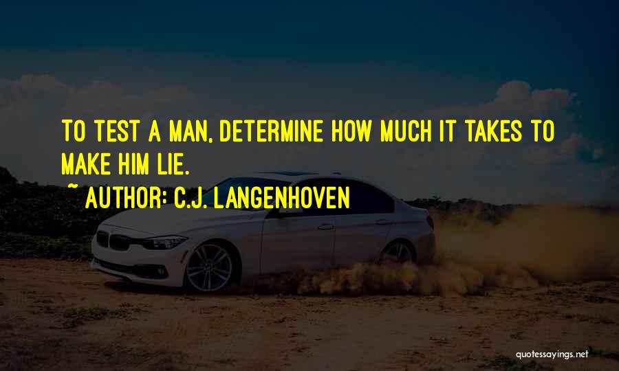 Takes A Man Quotes By C.J. Langenhoven