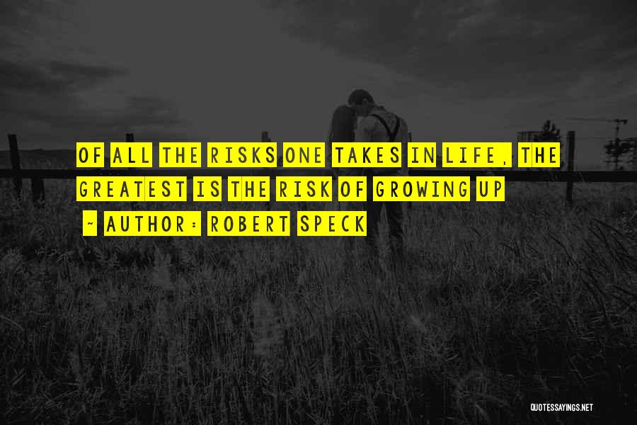 Takes Risks Quotes By Robert Speck