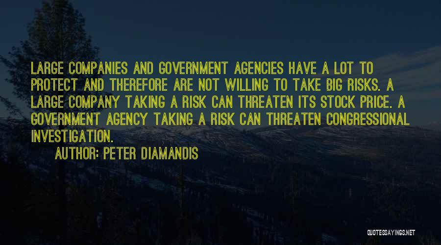 Taking A Big Risk Quotes By Peter Diamandis