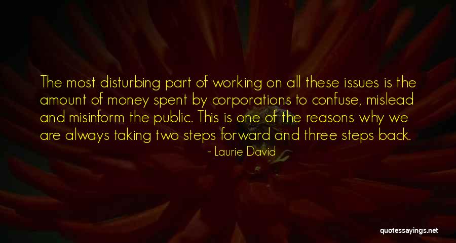 Taking A Few Steps Back Quotes By Laurie David