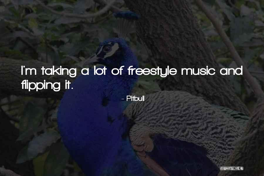 Taking A Lot Of Quotes By Pitbull