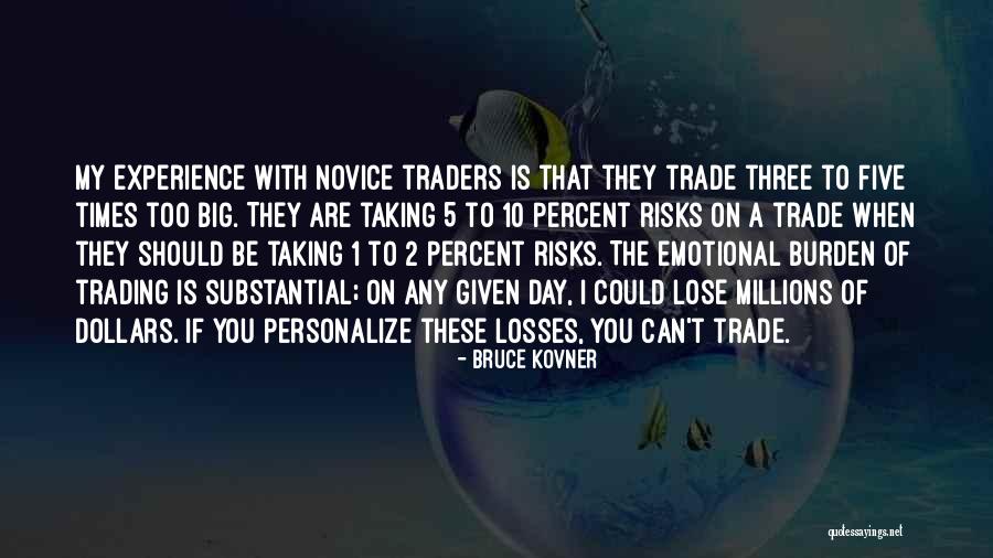 Taking A Risk Quotes By Bruce Kovner