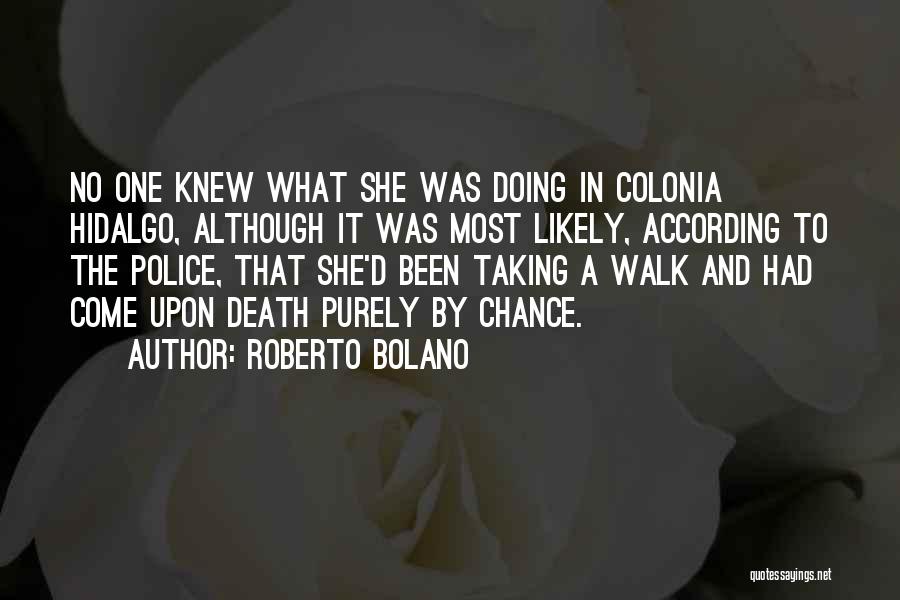 Taking A Walk Quotes By Roberto Bolano