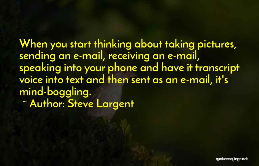 Taking And Receiving Quotes By Steve Largent