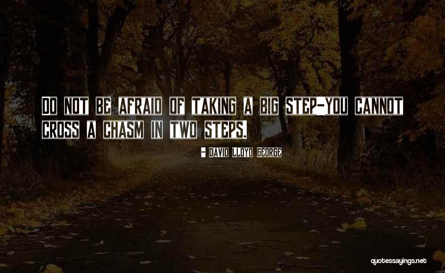 Taking Big Steps Quotes By David Lloyd George Taking Big Steps Quotes By David Lloyd George