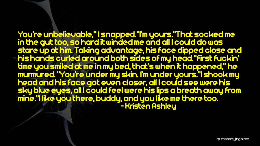 Taking Breath Away Quotes By Kristen Ashley