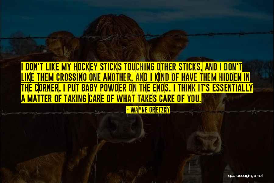 Taking Care Of Baby Quotes By Wayne Gretzky