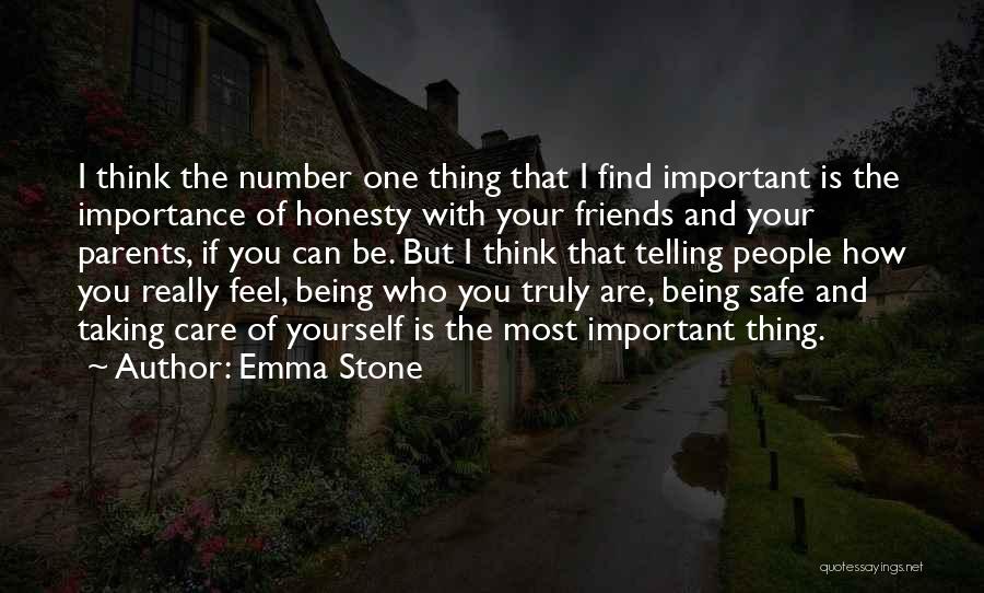 Taking Care Of Parents Quotes By Emma Stone