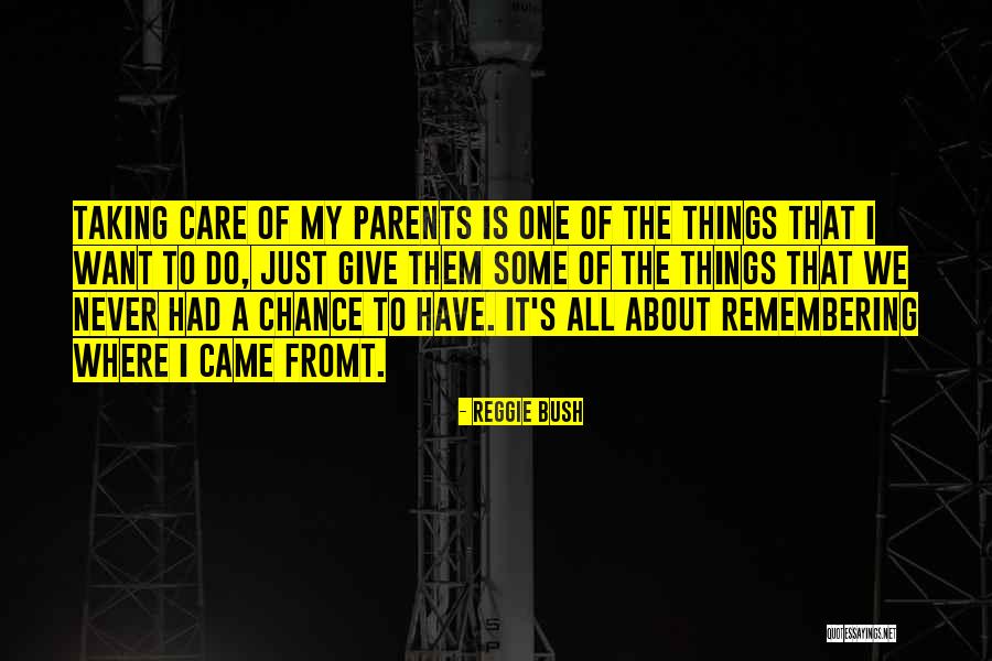 Taking Care Of Things Quotes By Reggie Bush Taking Care Of Things Quotes By Reggie Bush