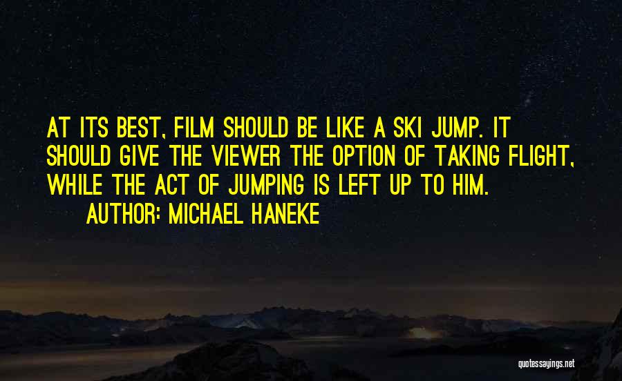 Taking Flight Quotes By Michael Haneke