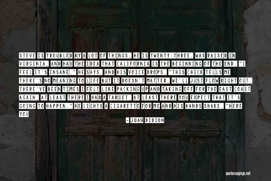Taking Life As It Comes Quotes By Joan Didion Taking Life As It Comes Quotes By Joan Didion