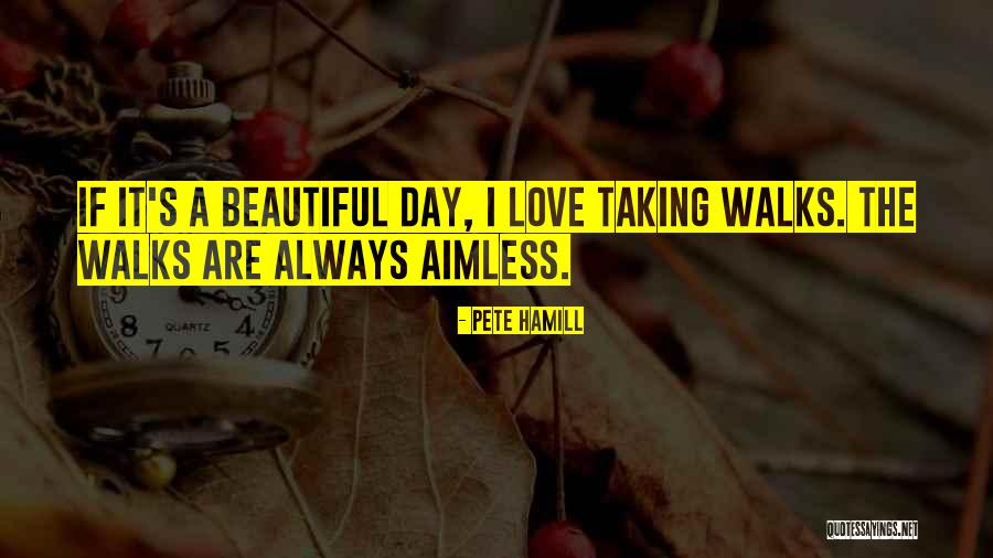 Taking Love Day By Day Quotes By Pete Hamill