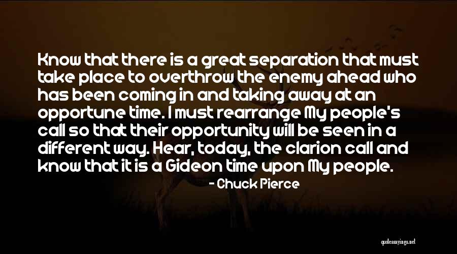 Taking My Time Quotes By Chuck Pierce