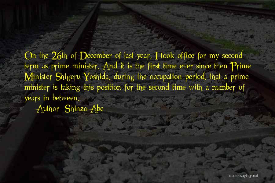 Taking My Time Quotes By Shinzo Abe