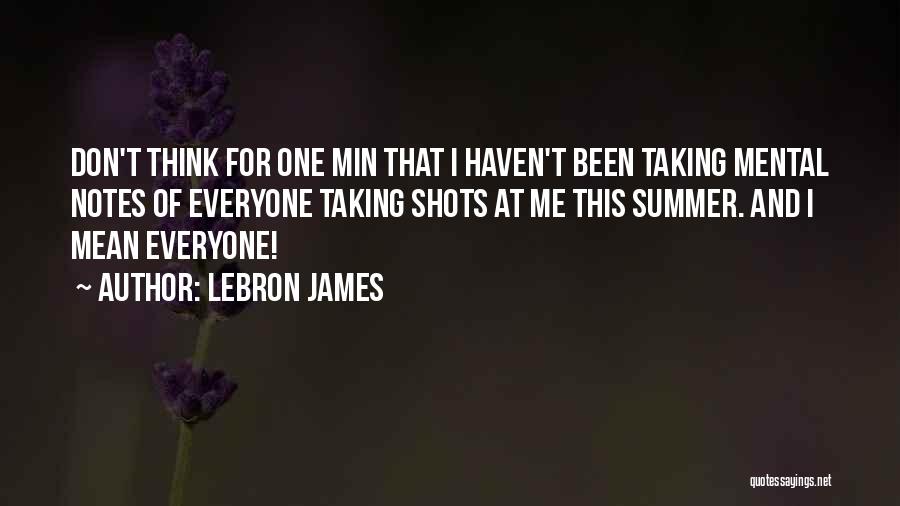 Taking Notes Quotes By LeBron James