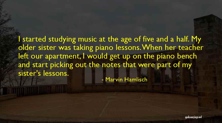 Taking Notes Quotes By Marvin Hamlisch