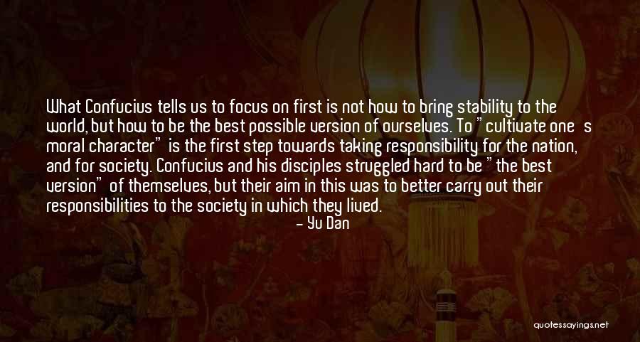 Taking On Responsibility Quotes By Yu Dan Taking On Responsibility Quotes By Yu Dan