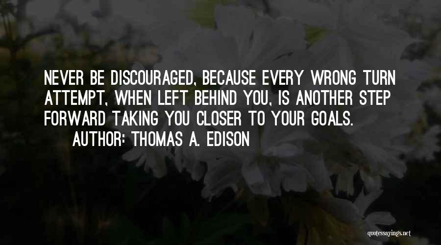 Taking One Step Forward Quotes By Thomas A. Edison