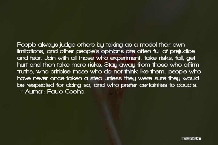 Taking Risks For Others Quotes By Paulo Coelho