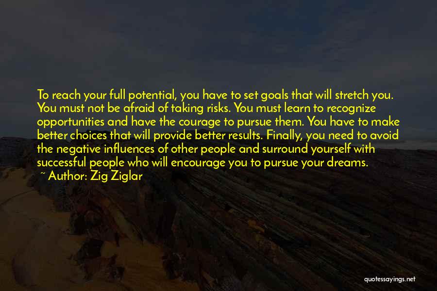 Taking Risks For Someone Quotes By Zig Ziglar