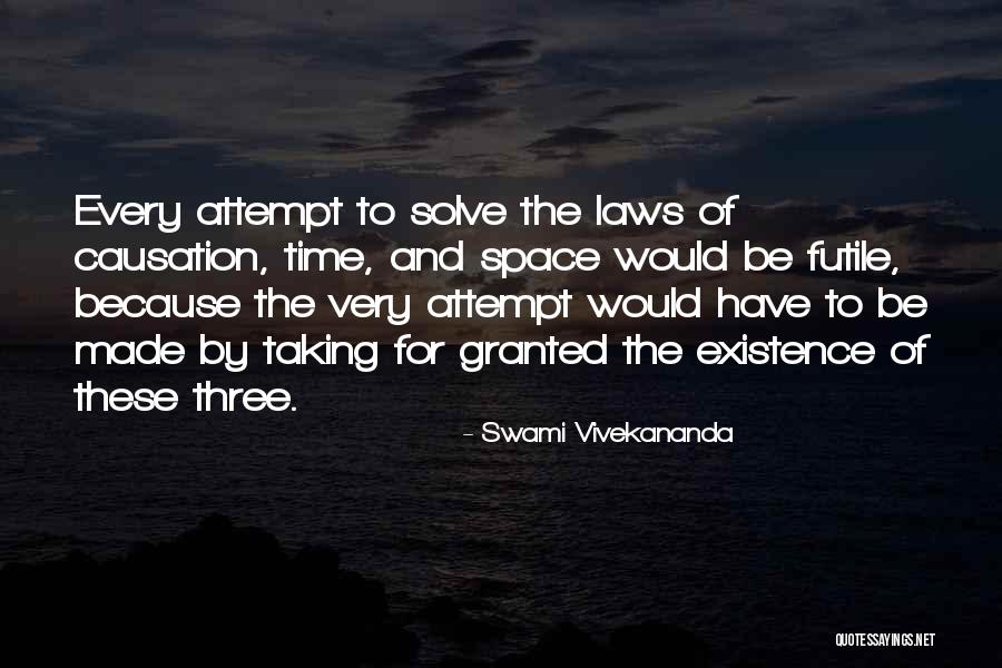 Taking Something For Granted Quotes By Swami Vivekananda