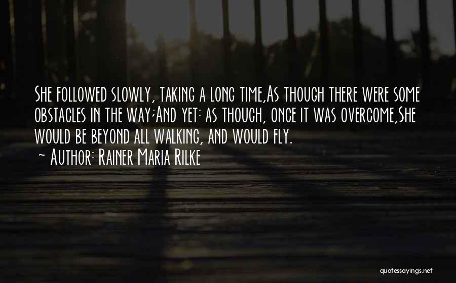 Taking The Long Way Quotes By Rainer Maria Rilke