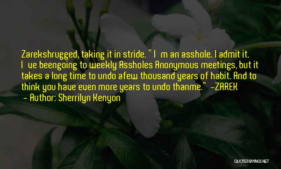 Taking Things In Stride Quotes By Sherrilyn Kenyon