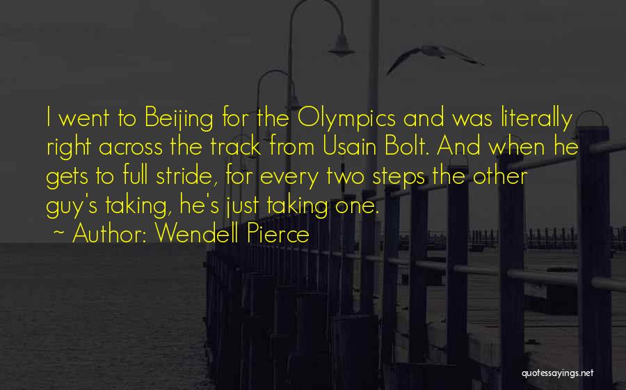 Taking Things In Stride Quotes By Wendell Pierce