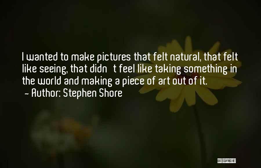 Taking To Many Pictures Quotes By Stephen Shore