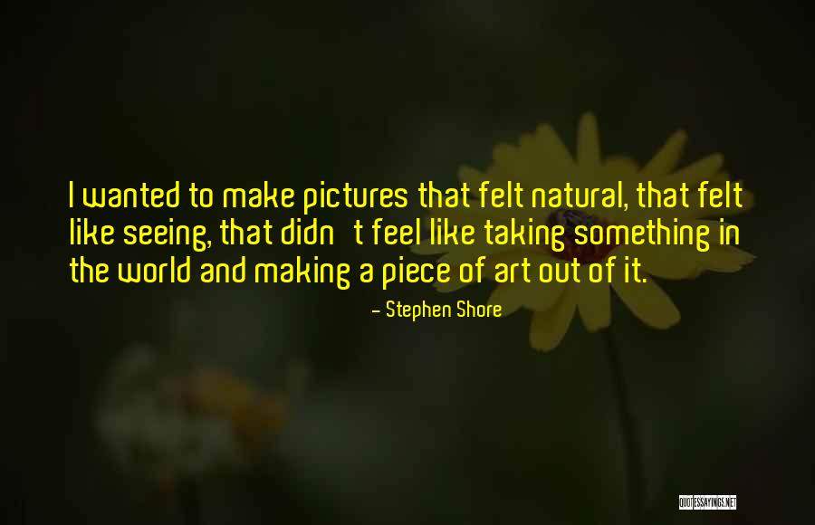 Taking Too Many Pictures Quotes By Stephen Shore