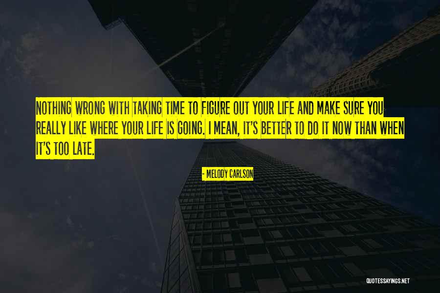 Taking Your Time Quotes By Melody Carlson