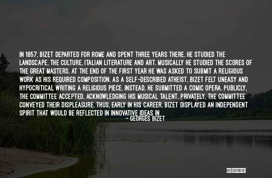 Talent And Culture Quotes By Georges Bizet Talent And Culture Quotes By Georges Bizet