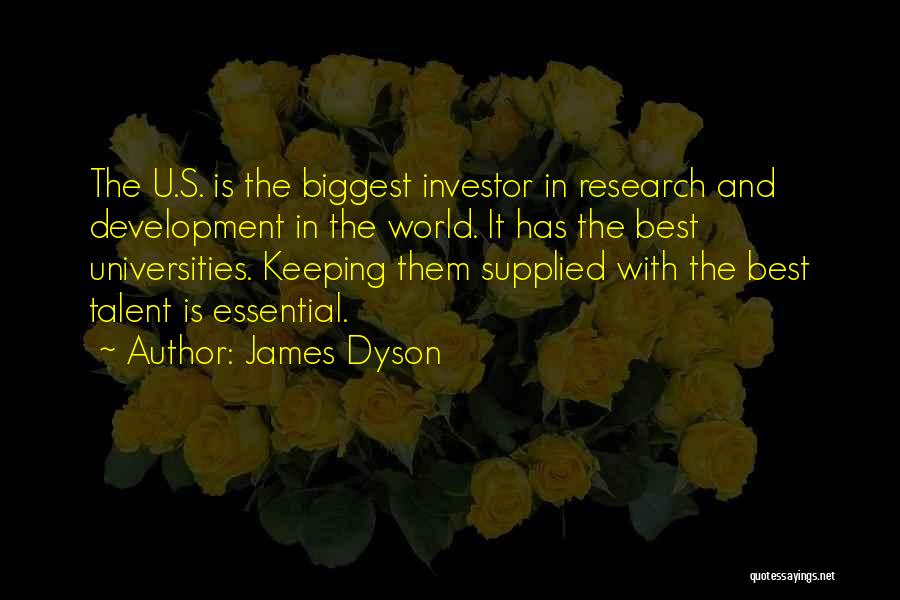 Talent Development Quotes By James Dyson