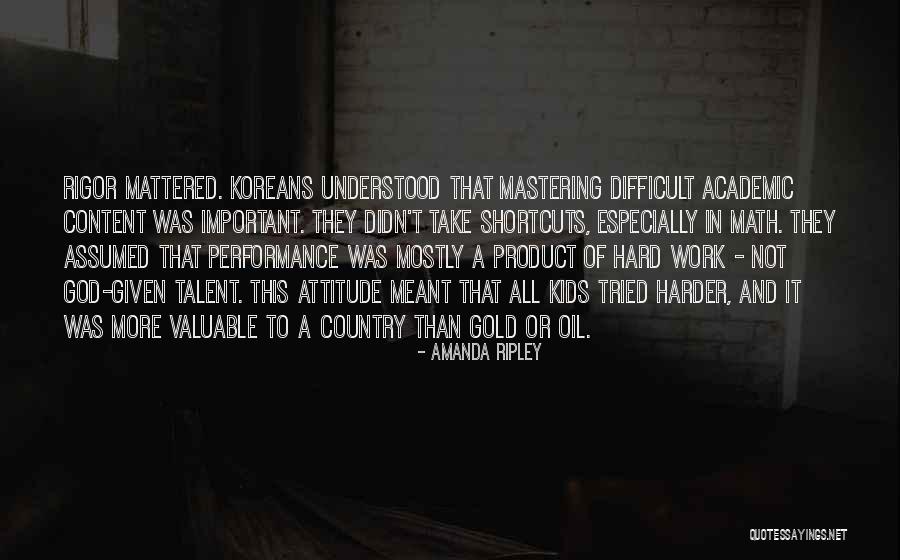 Talent For Kids Quotes By Amanda Ripley Talent For Kids Quotes By Amanda Ripley