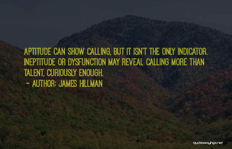 Talent Isn't Enough Quotes By James Hillman