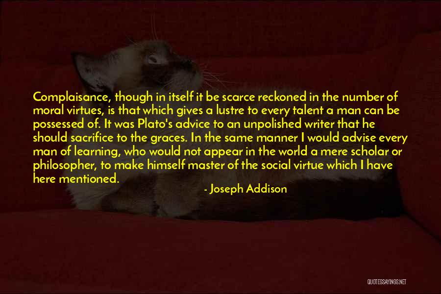Talent World Quotes By Joseph Addison Talent World Quotes By Joseph Addison