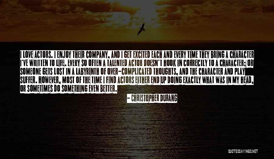 Talented Actors Quotes By Christopher Durang Talented Actors Quotes By Christopher Durang