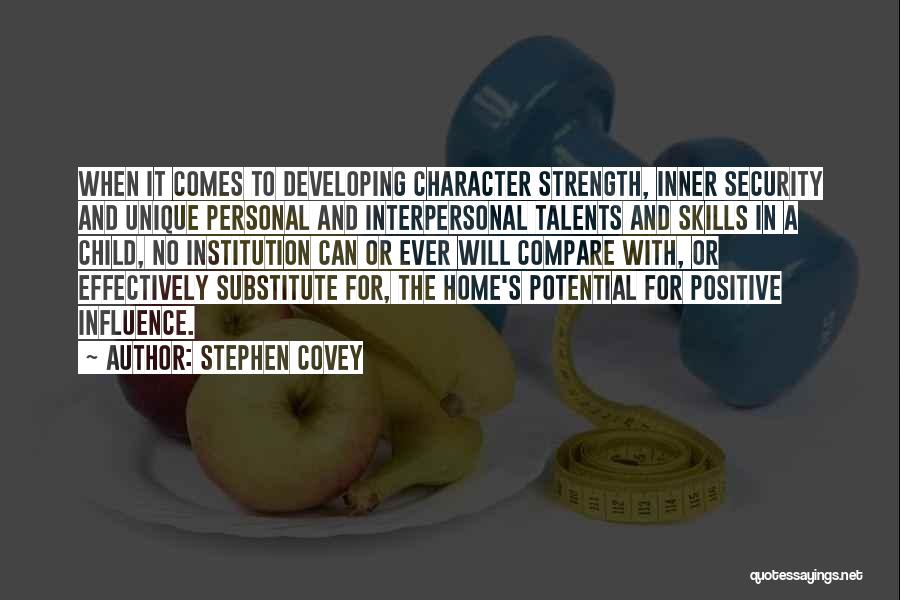 Talents And Skills Quotes By Stephen Covey