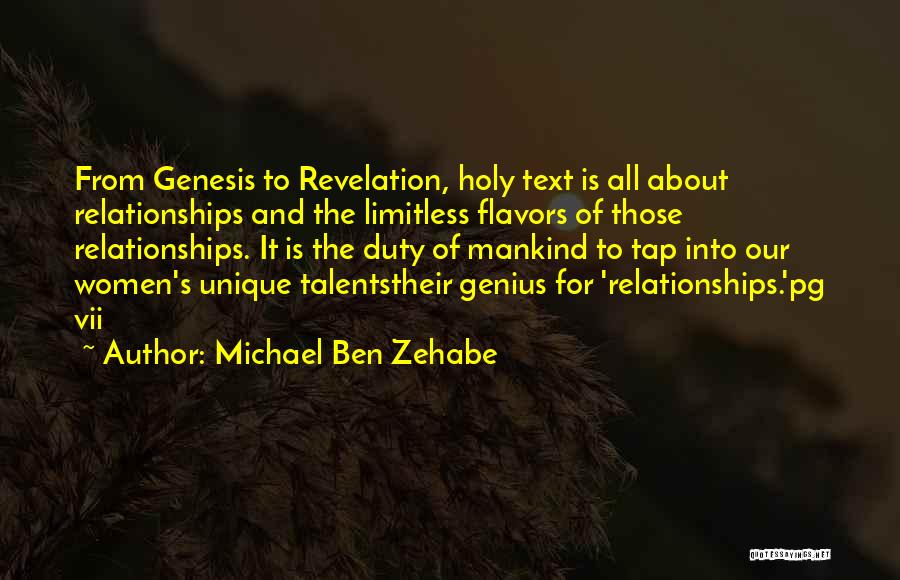 Talents For God Quotes By Michael Ben Zehabe