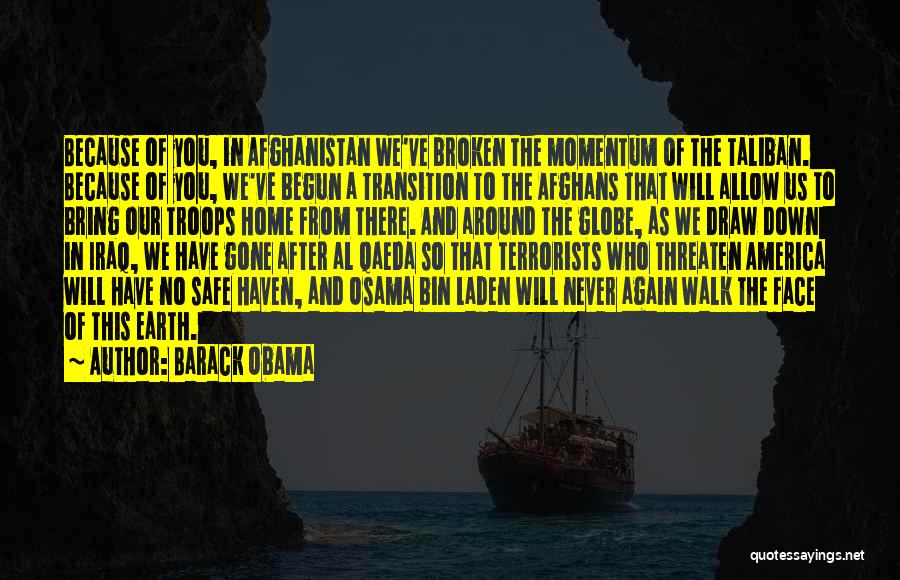 Taliban Afghanistan Quotes By Barack Obama