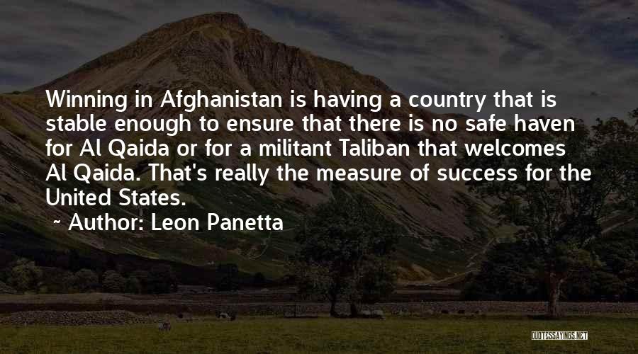 Taliban Afghanistan Quotes By Leon Panetta