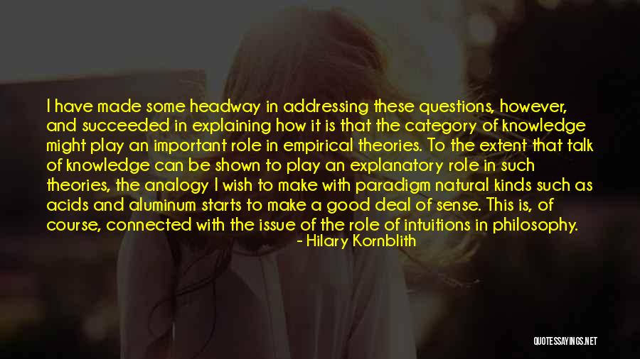 Talk And Play Quotes By Hilary Kornblith Talk And Play Quotes By Hilary Kornblith