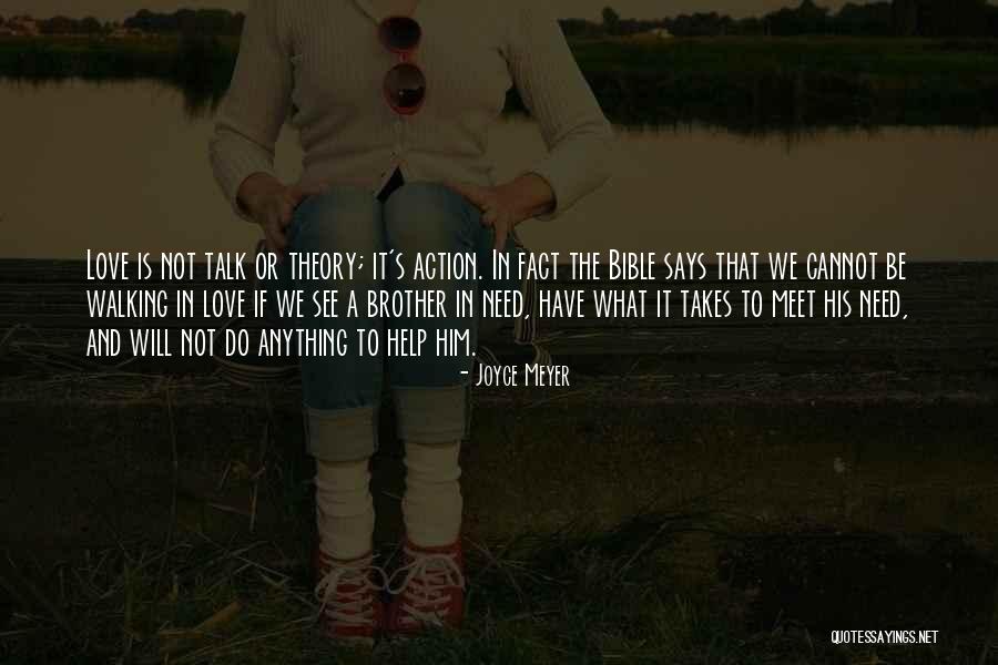 Talk No Action Quotes By Joyce Meyer Talk No Action Quotes By Joyce Meyer