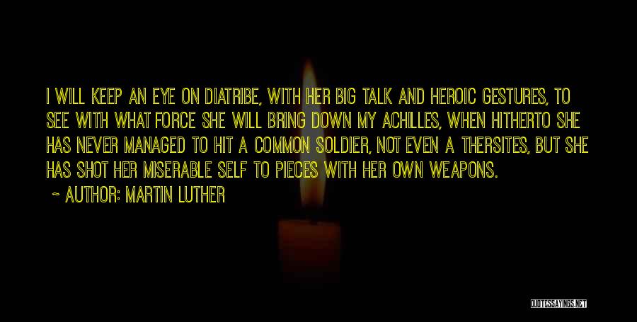 Talk To Her Quotes By Martin Luther
