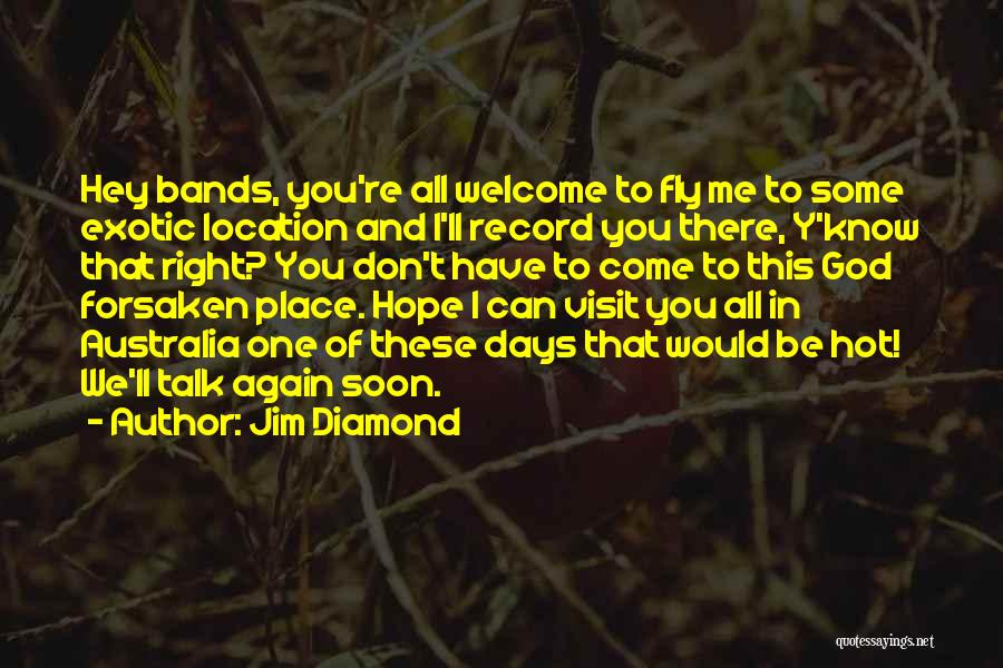 Talk To You Soon Quotes By Jim Diamond