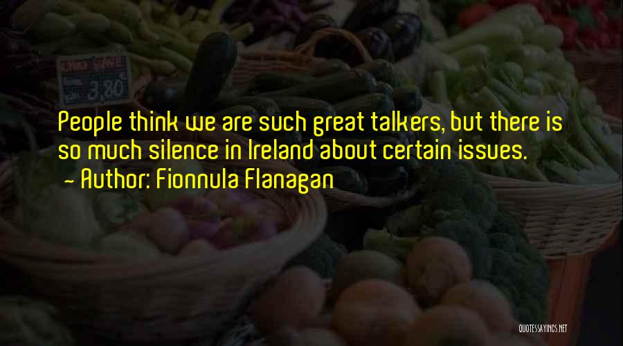 Talkers Quotes By Fionnula Flanagan