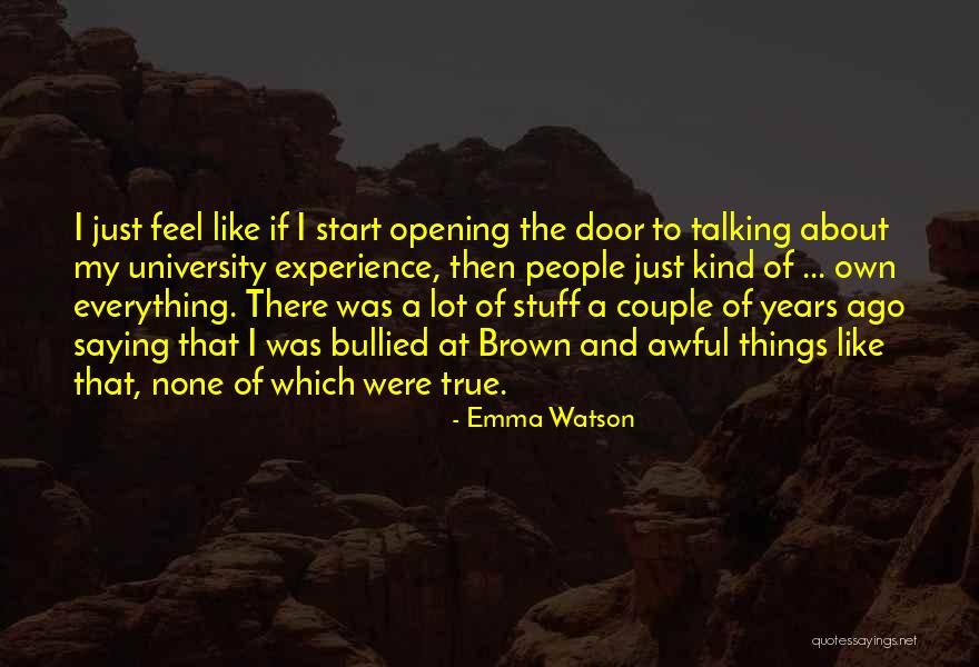 Talking A Lot Quotes By Emma Watson