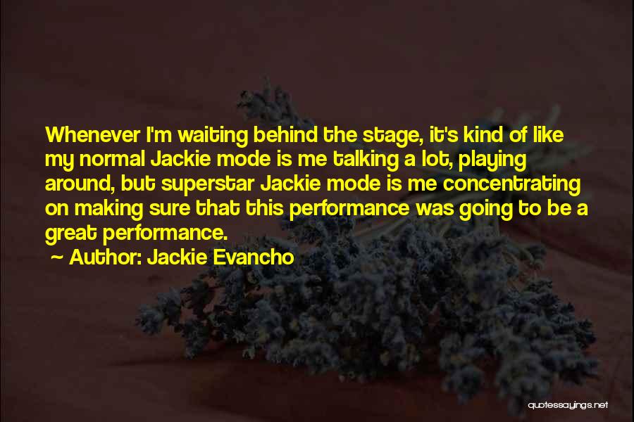 Talking Behind Quotes By Jackie Evancho