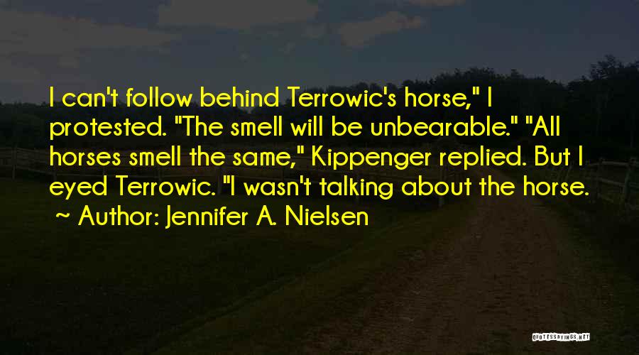 Talking Behind Quotes By Jennifer A. Nielsen